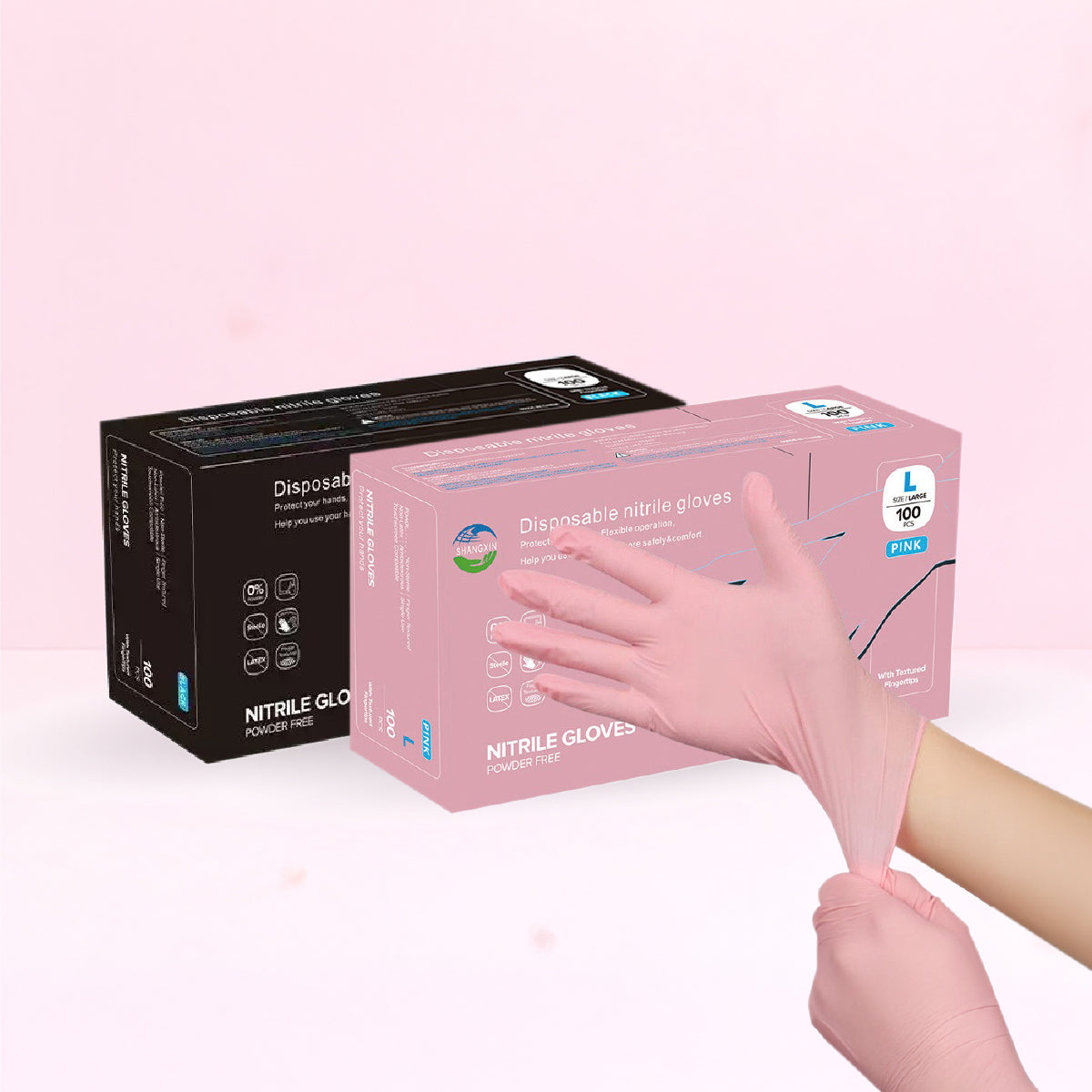 Disposable Nitrile Gloves/ 100pcs