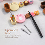 2-in-1 Nail Art Brush Holder and Dappen Dish