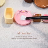 2-in-1 Nail Art Brush Holder and Dappen Dish