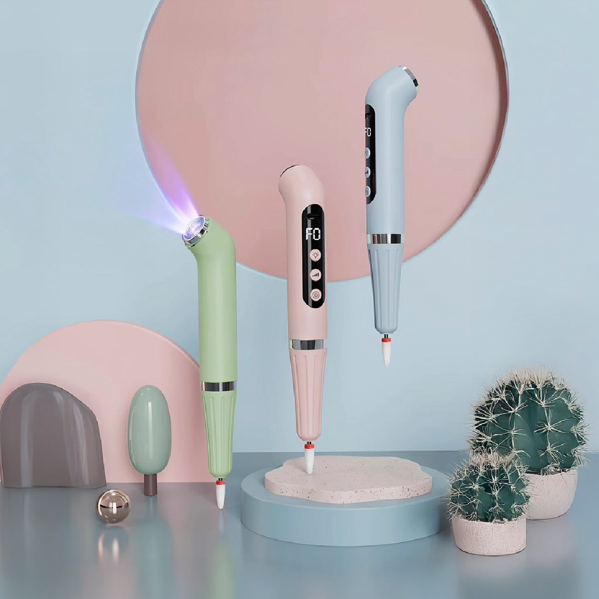 Flashdrill 2-in-1 Nail Drill and Handheld Lamp