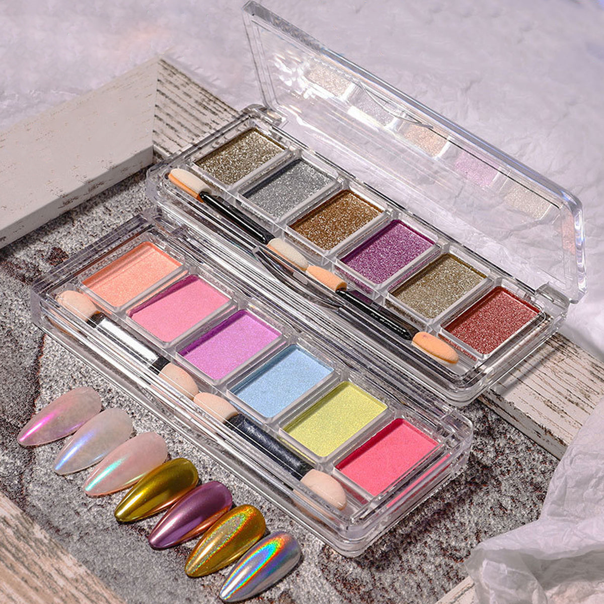 6-in-1 Nail Powder Palette Cover