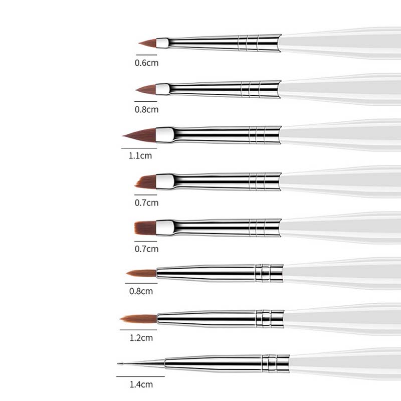 8pcs Nail Art Brush Set