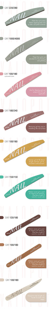 Manicure Essential 9 pcs nail file 10