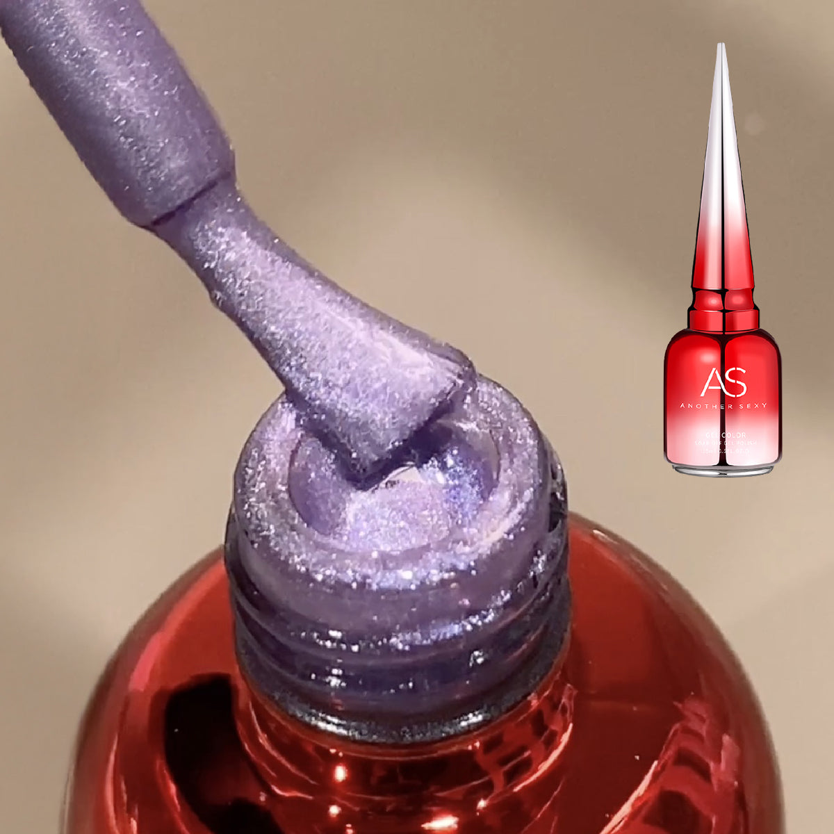 Mermaid Shell Glass Bead Cat Eye Gel Polish / 9 Colours.