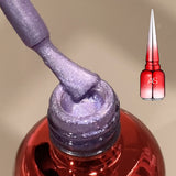 Mermaid Shell Glass Bead Cat Eye Gel Polish / 9 Colours.