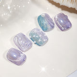 Mermaid Shell Glass Bead Cat Eye Gel Polish / 9 Colours.
