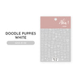 Furby Doodle Nail Art Stickers