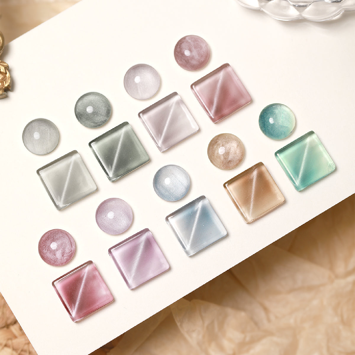 Anothersexy Glass beads magnetic cat eye gel polish 4