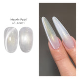 Mermaid Shell Glass Bead Cat Eye Gel Polish / 9 Colours.