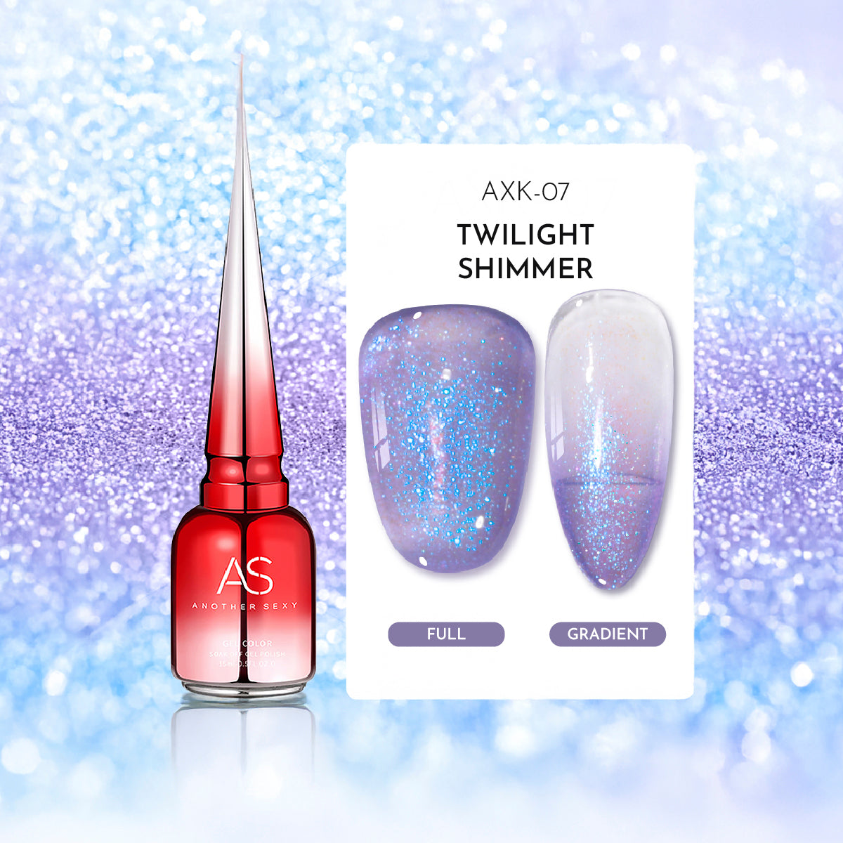 Mermaid Tears Glitter Gel Polish / 9 Colours