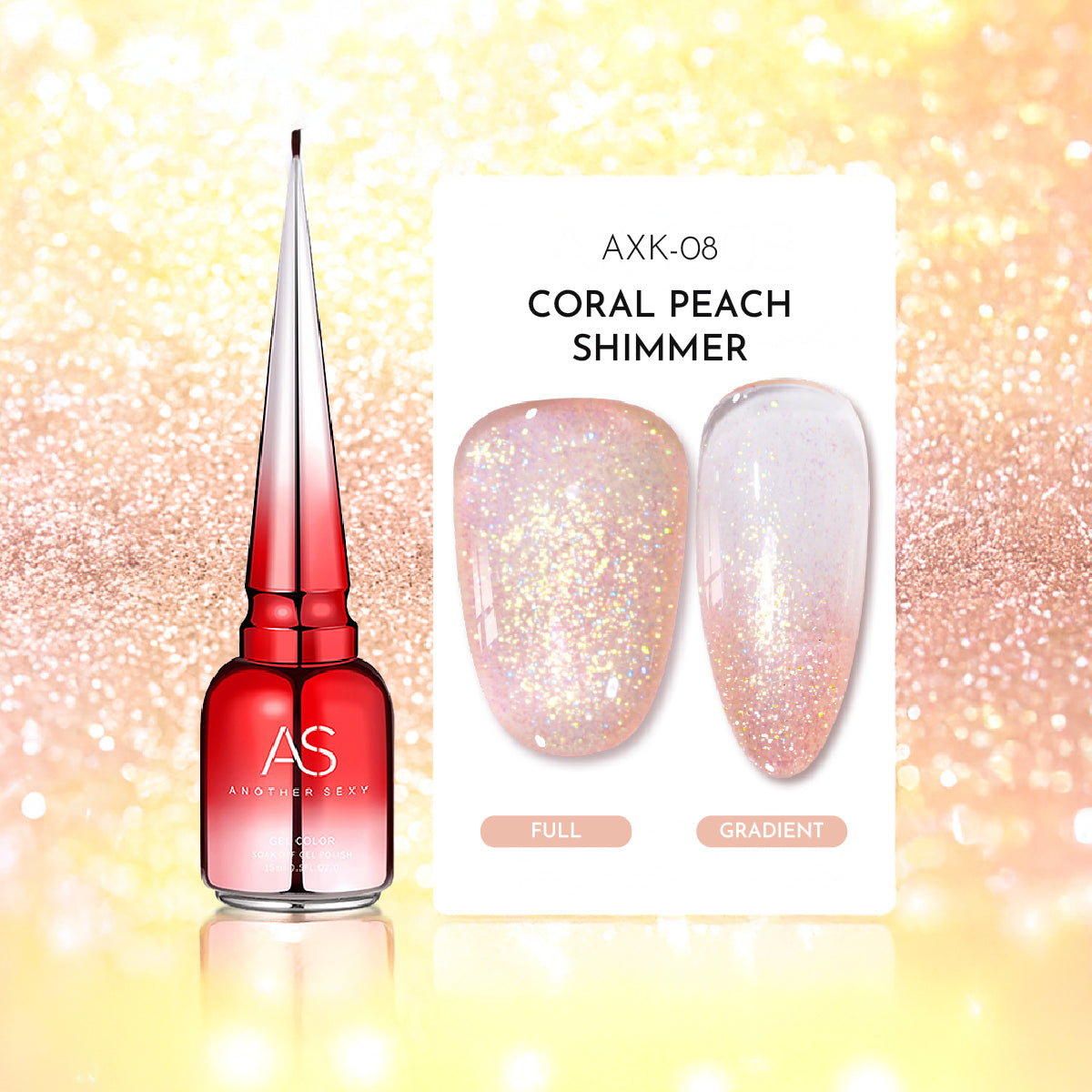Mermaid Tears Glitter Gel Polish / 9 Colours
