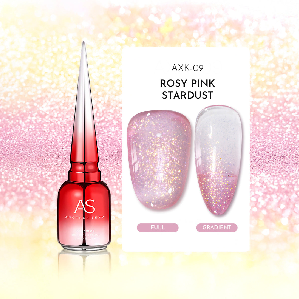 Mermaid Tears Glitter Gel Polish / 9 Colours