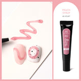 Anothersexy 3D gel polish in Peach Syrup colour ECL07