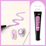 Anothersexy 3D gel polish in Plum Tart colour ECL09