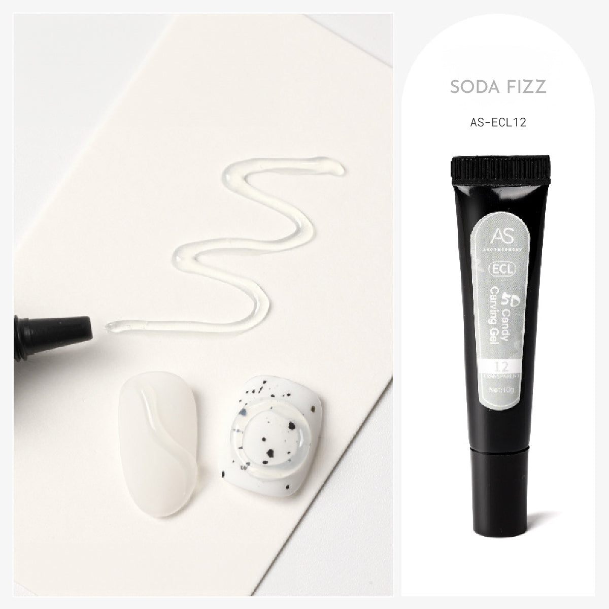 Anothersexy 3D gel polish in Soda Fizz colour ECL12