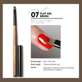 Anothersexy Nail Art Premium Brushes in Flat Gel