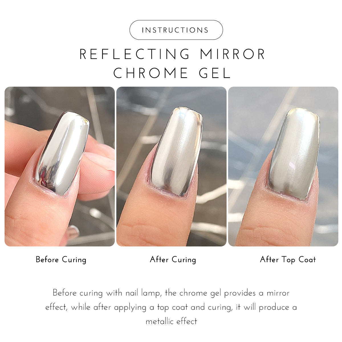 AS Chrome Mirror Gel Polish A3