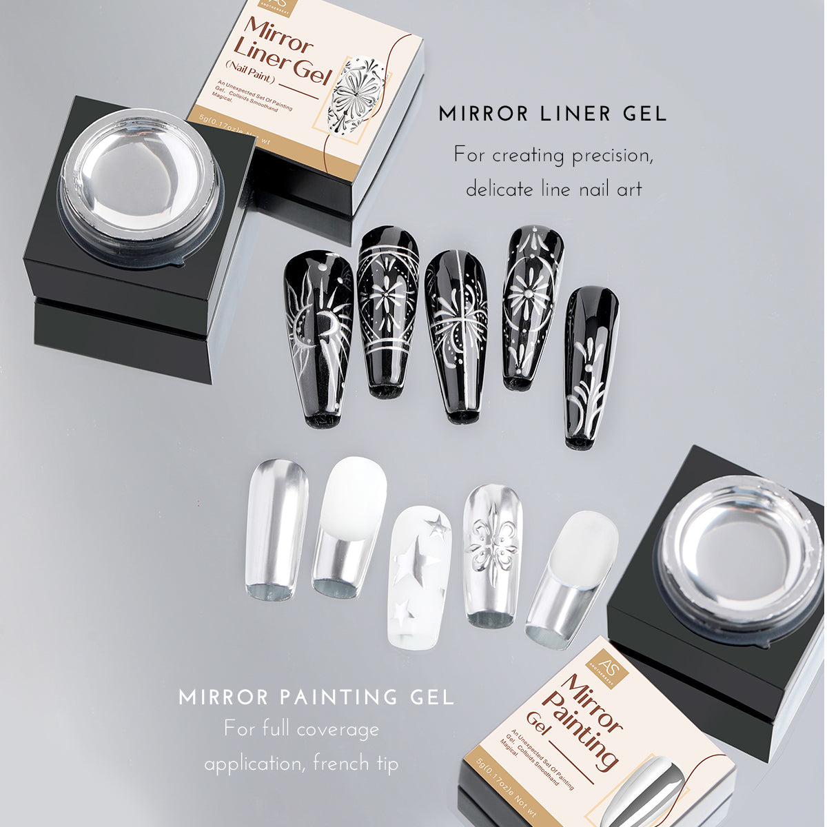 AS Chrome Mirror Gel Polish A7