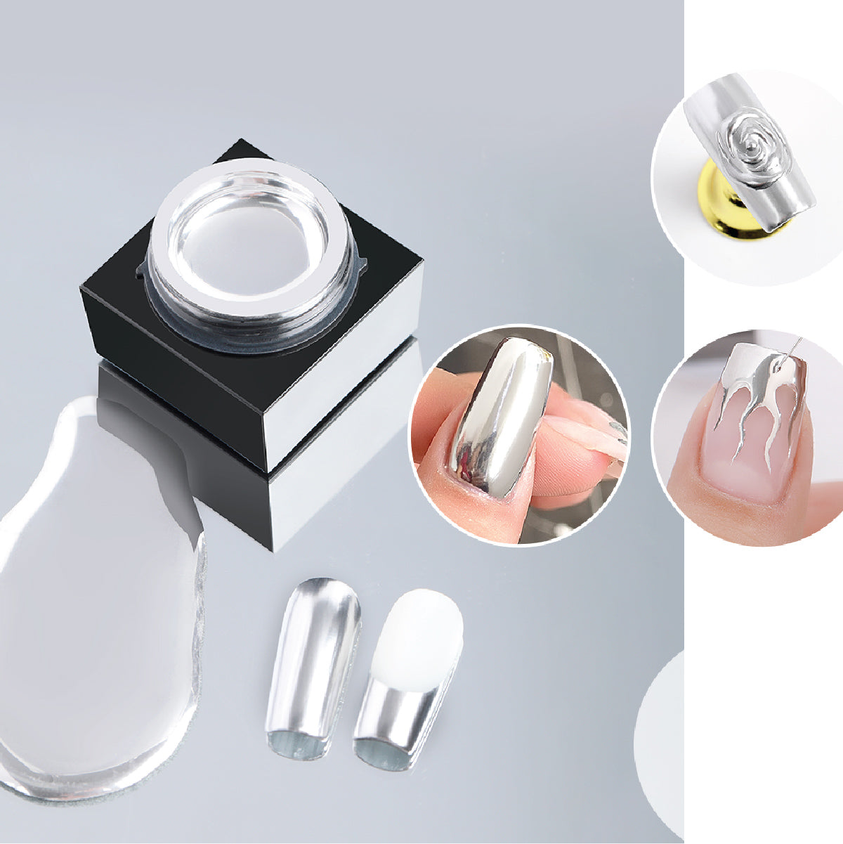 AS Chrome Mirror Gel Polish Cover