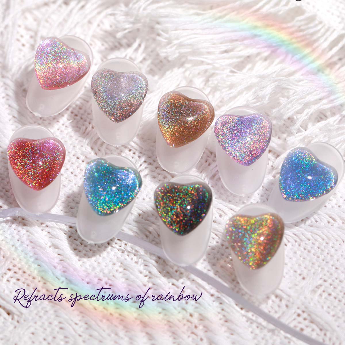 Anothersexy Holo Rainbow Cateye Gel Polish ABB