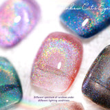 Anothersexy Holo Rainbow Cateye Gel Polish ABB