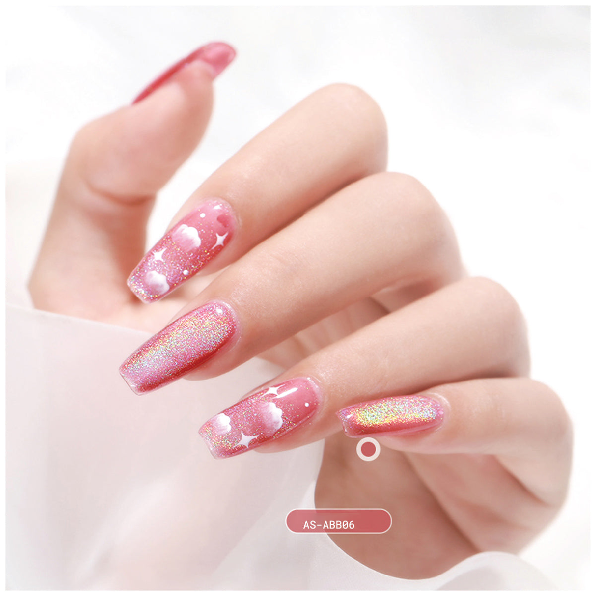 Anothersexy Holo Rainbow Cateye Gel Polish ABB