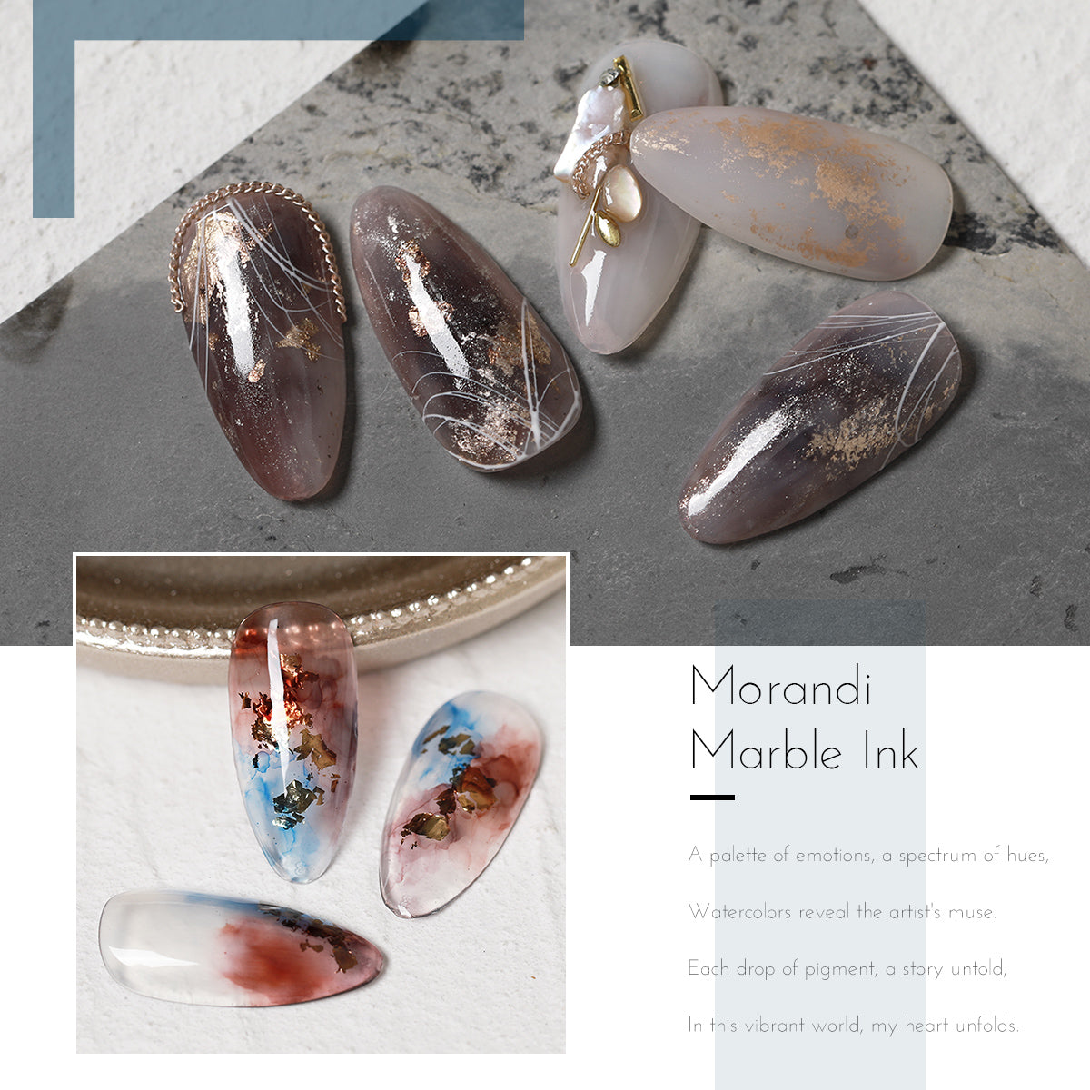 AS Morandi Marble Ink A3