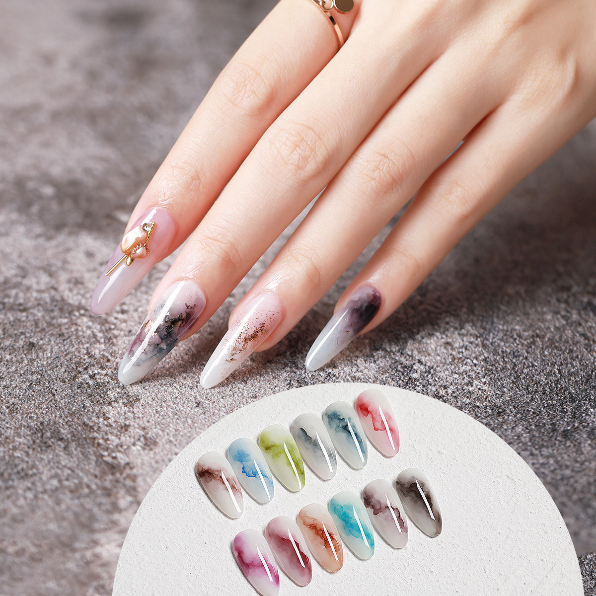 AS Morandi Marble Ink Cover