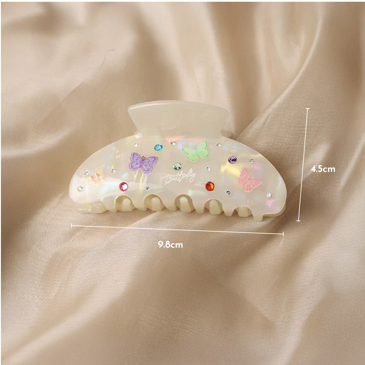 Embellished Butterfly Hair Claw