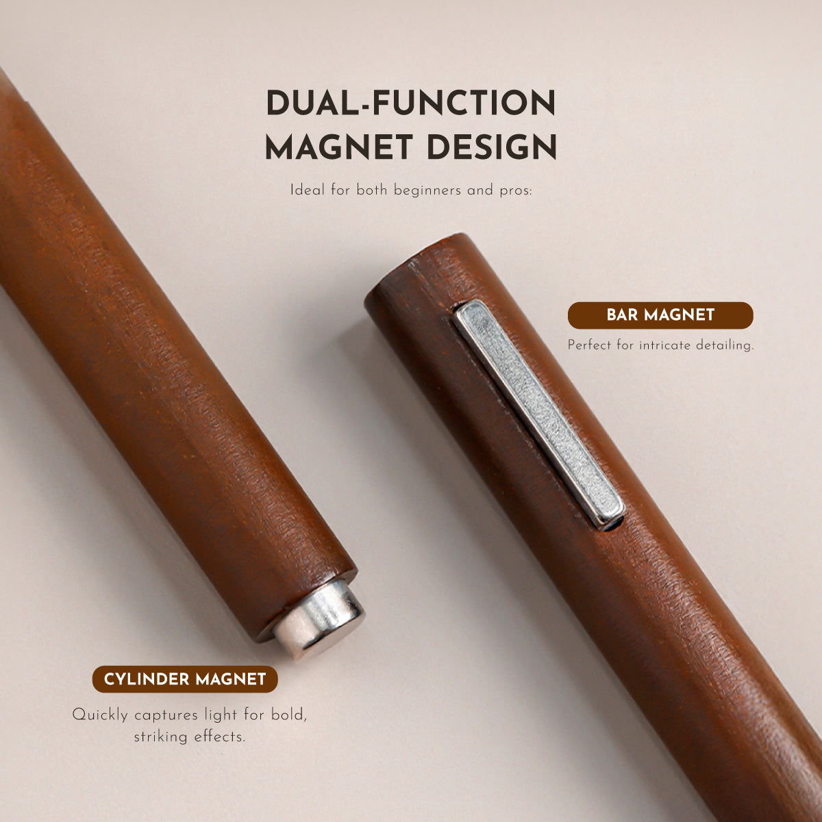 2-in-1 Cigar Cateye Magnet Wand