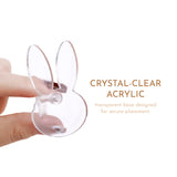 Clear Acrylic Practice Press On Nail Display Holder