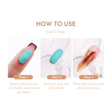Clear Acrylic Practice Press On Nail Display Holder