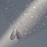 Cosmic Ocean Pearlescent Nail Art Stickers