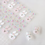 Critters Garden Nail Art Stickers
