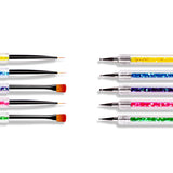 Crystals Dual-Sided Brush with Dotting Tool/ Set of 5