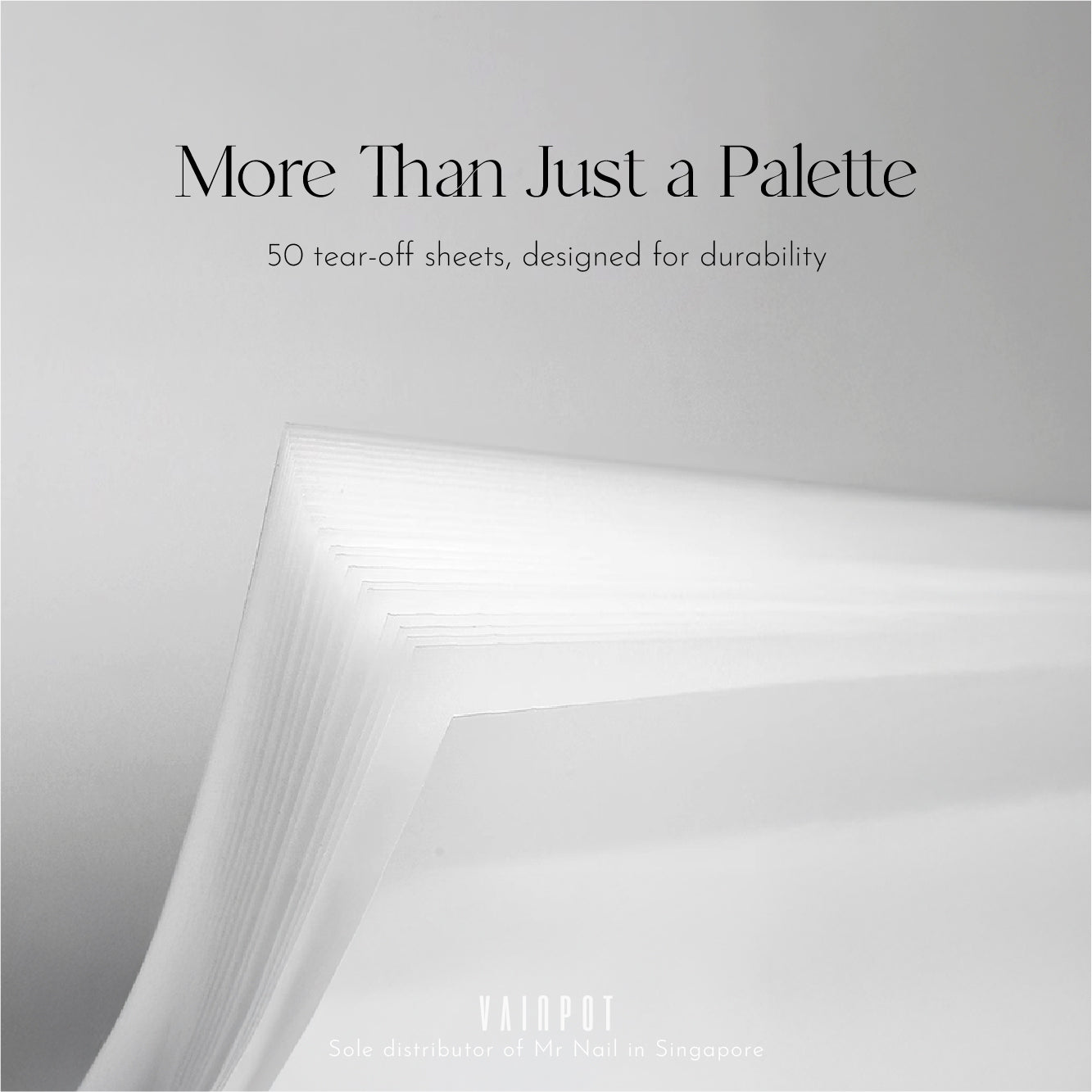 Disposable Paper Palette Booklet /50pcs