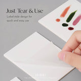 Disposable Paper Palette Booklet /50pcs
