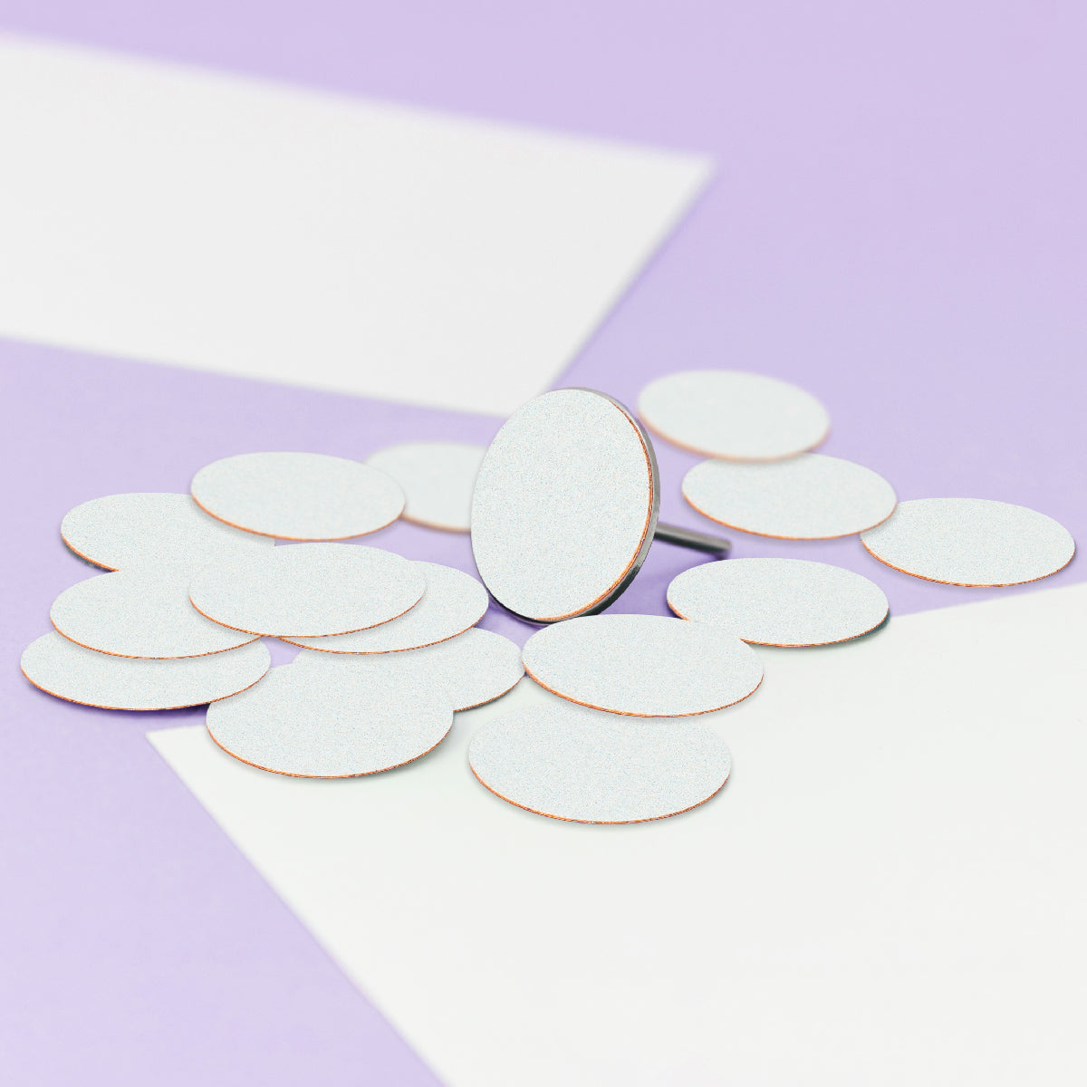 Disposable White Files for Pedicure Disc PODODISC L EXPERT /50 pcs