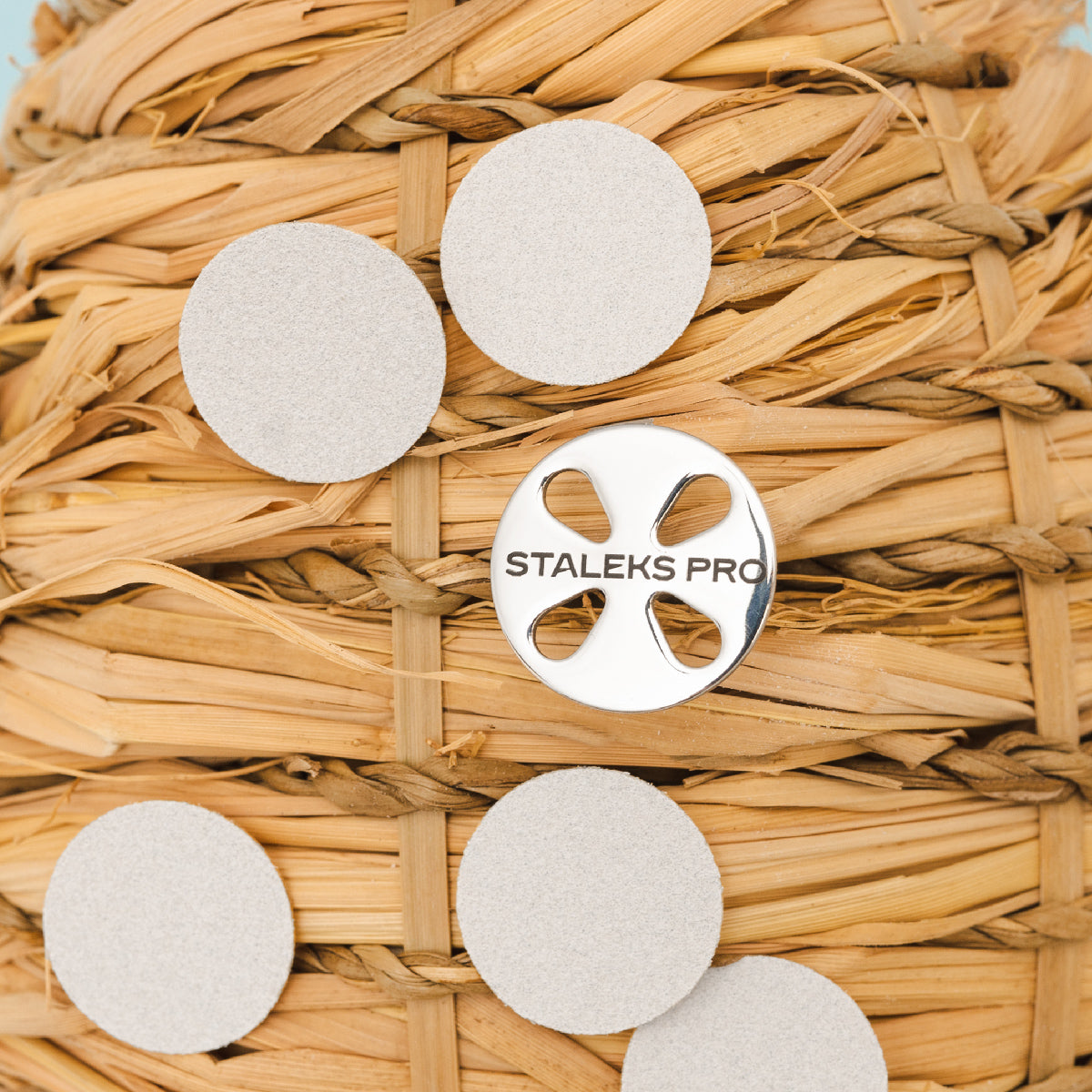 Disposable White Files for Pedicure Disc PODODISC L EXPERT /50 pcs
