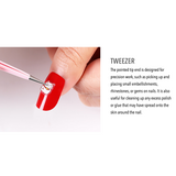 Dual End Nail Art Tweezers