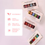 Mini Waterbased Nail Polish Set / 6 Colours