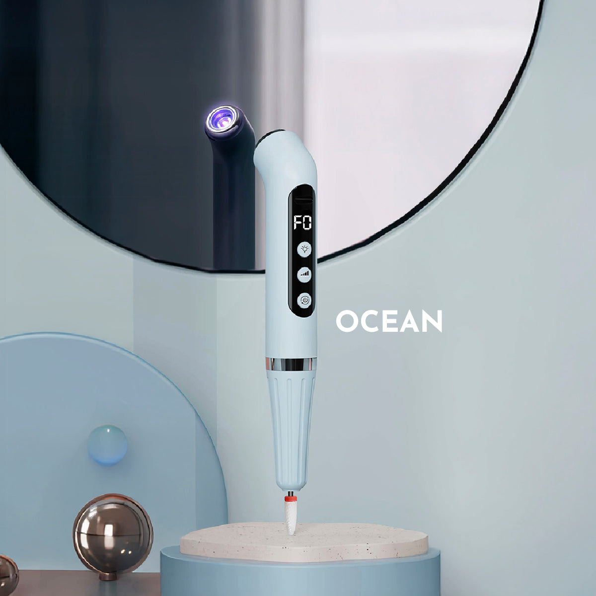 Flashdrill 2-in-1 Nail Drill and Handheld Lamp
