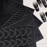 French Nail Tips Stencils Bundle Pack /6pcs