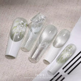 French Nail Tips Stencils Stickers