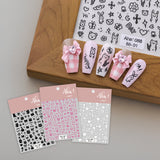 Furby Doodle Nail Art Stickers