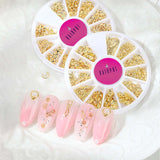 Mix Gold Metal Nail Art Studs