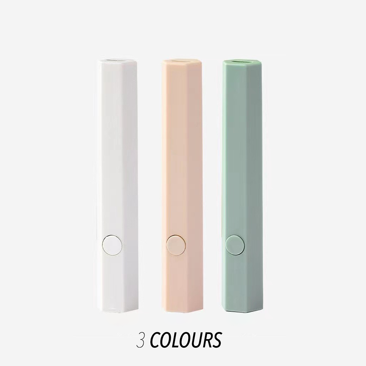 Mini Hand held Hexagon UV LED Gel Curing Nail Lamp Flashlight