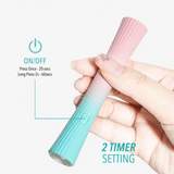 Mini Hand held Hourglass UV LED Gel Curing Nail Lamp Flashlight