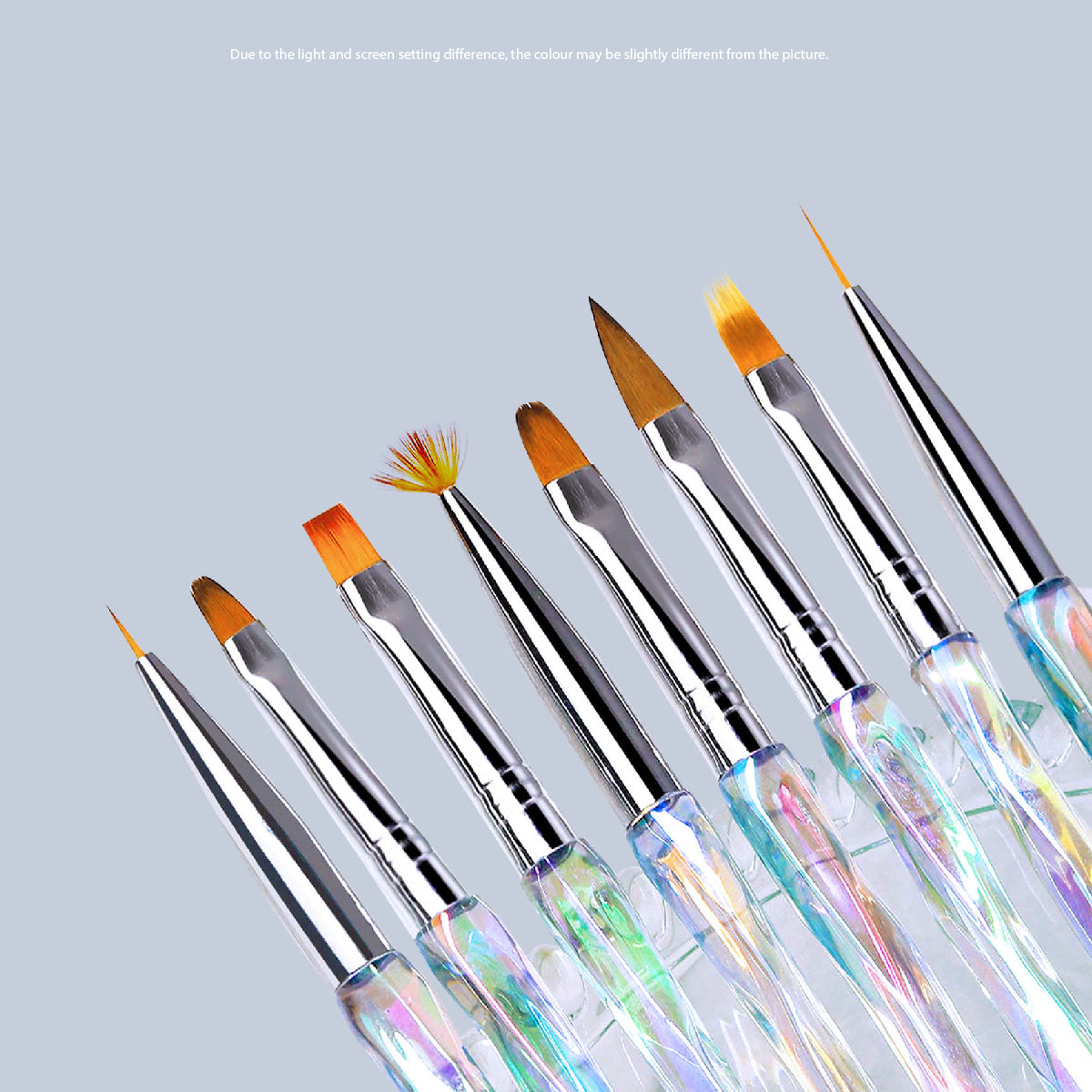 Iridescent Nail Art Brush Set