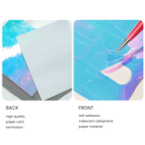 Iridescent Cellophane Nail Stickers